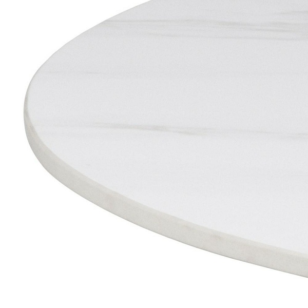 Stół barowy Malta biały Unico matowy - ACTONA